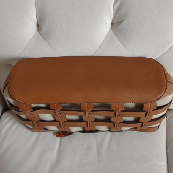 Nine West Tote Bag Vegan Sutton Place Caged - Picture 5 of 15